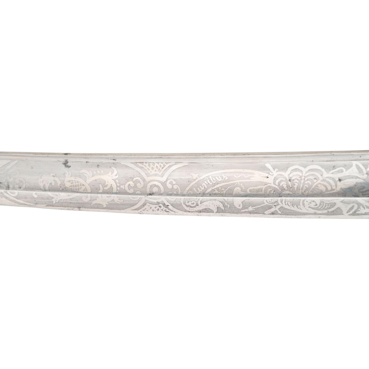Published Tomes, Son & Melvain Field Grade Cavalry Officers' Sword Presented to Lt. Col. S.M. Fuller - 4th Maine Infantry