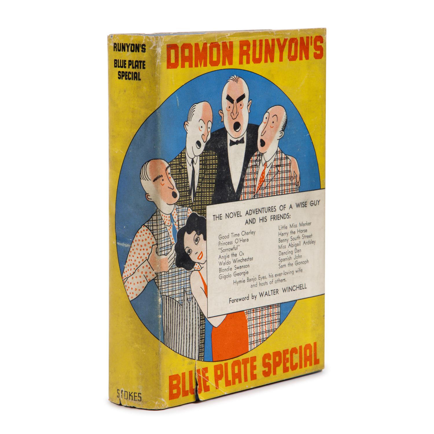 Runyon, Damon (1880-1946). Blue Plate Special . New York: Frederick A. Stokes, 1934.