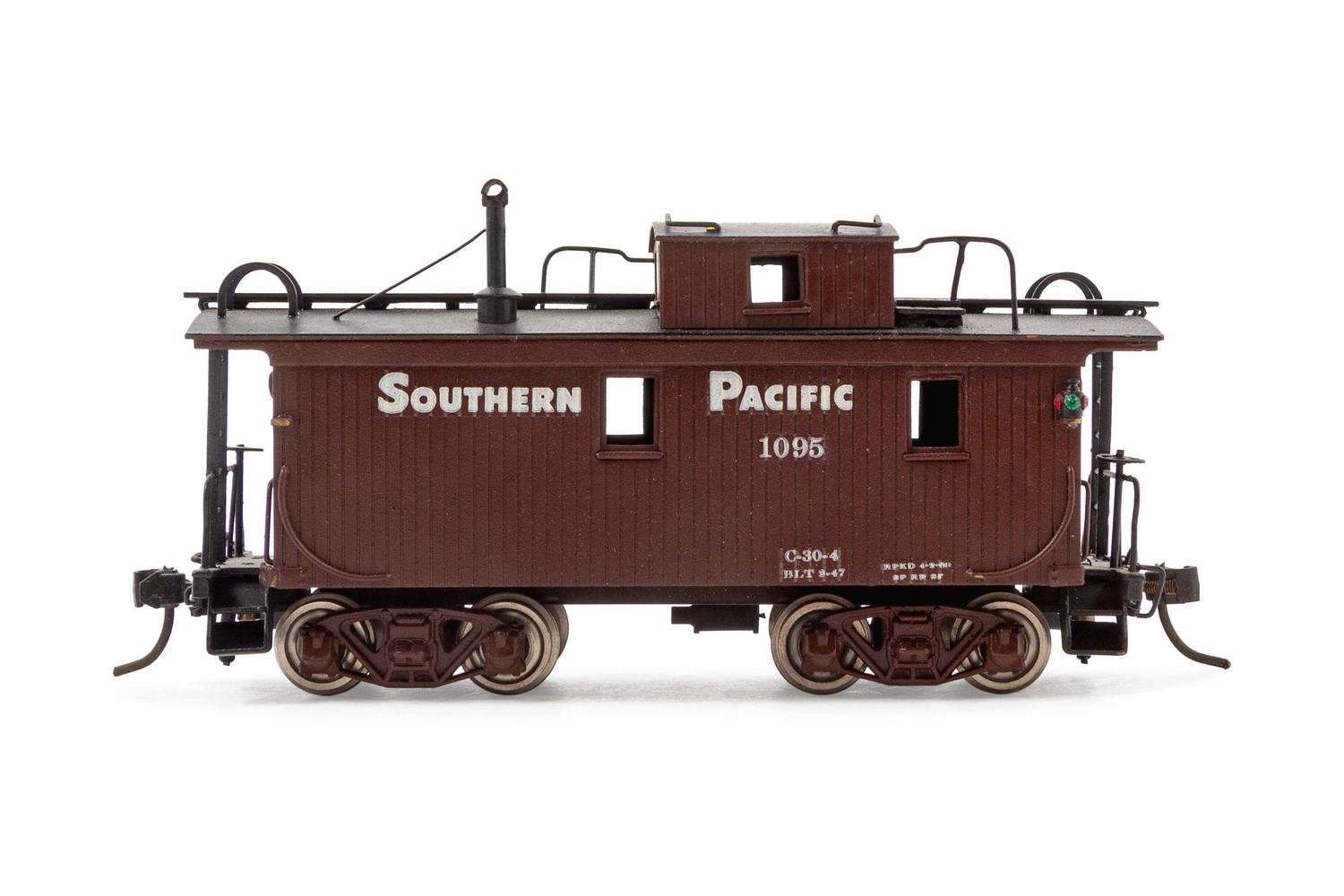 A Group of Polychrome Model Trains