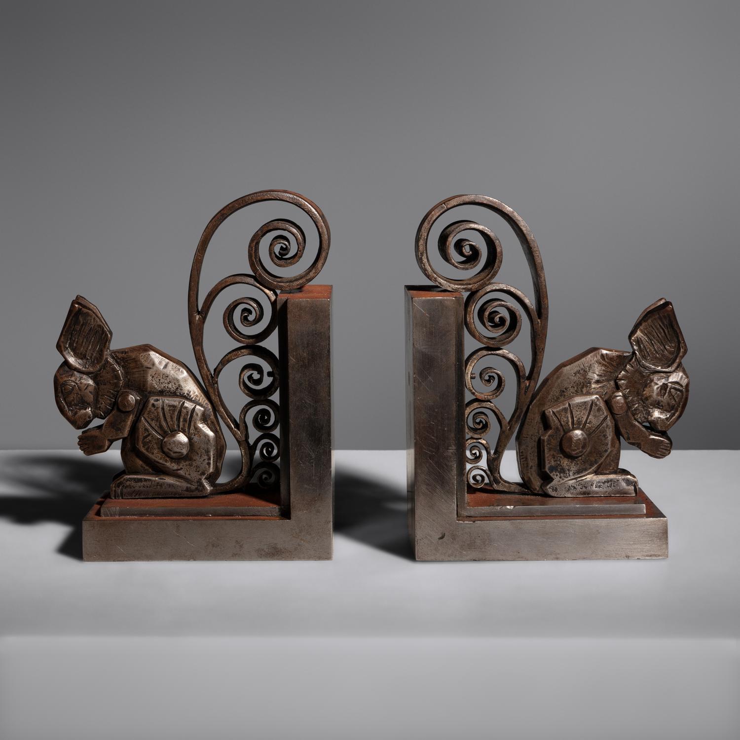 Pair of Squirrel Bookends