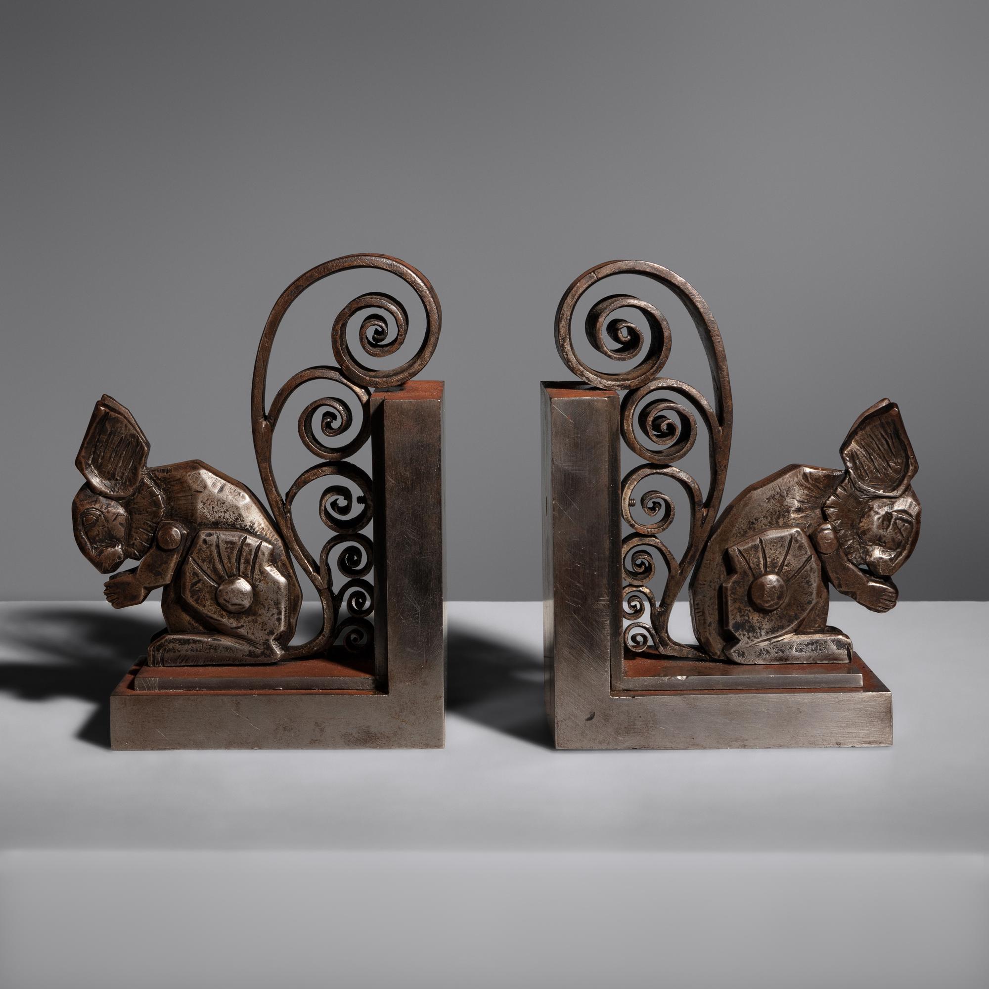 Pair of Squirrel Bookends