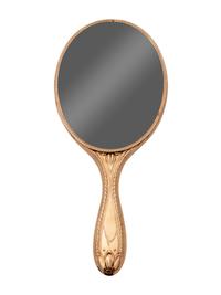An English Art Nouveau 9K Gold and Tortoise Mounted Hand Mirror — Charles Henry Dumenil, London, circa 1876