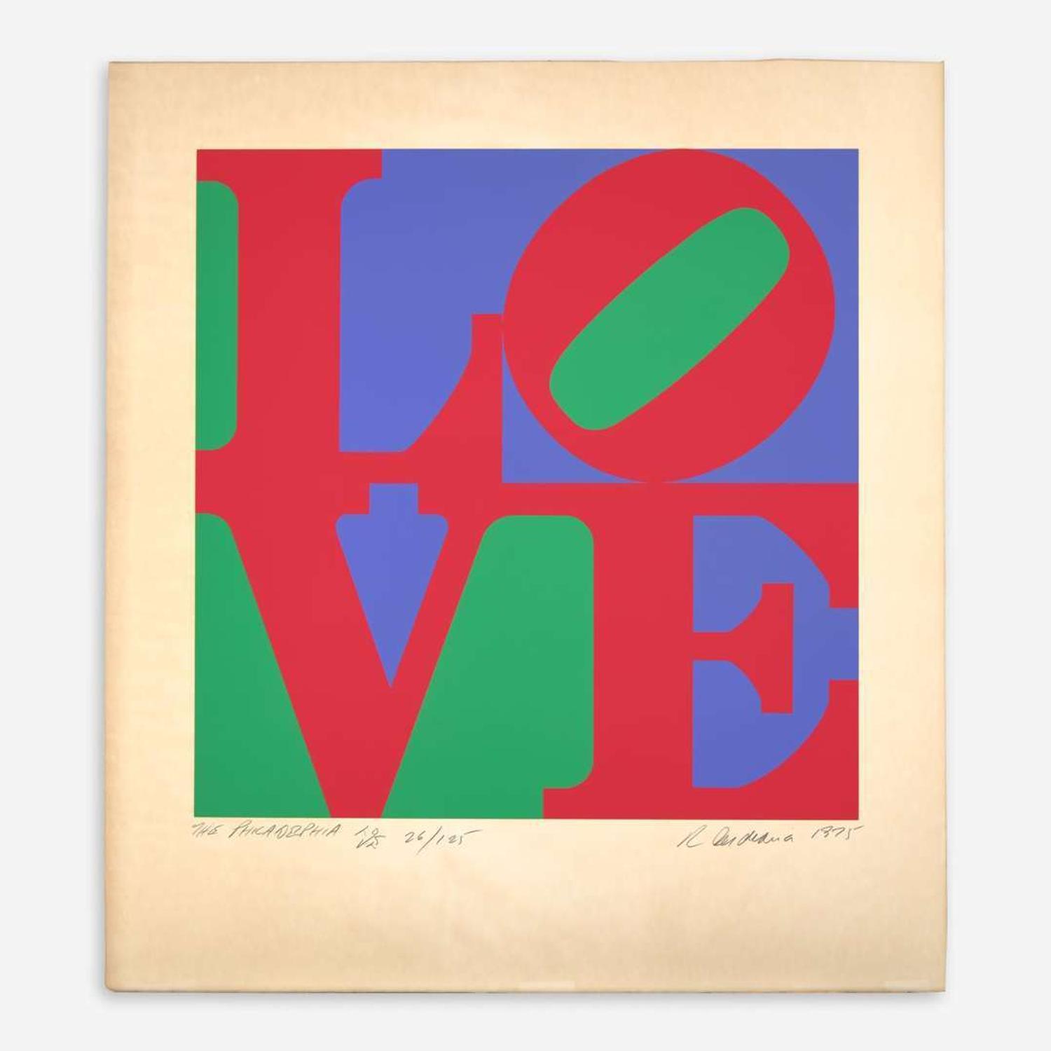 Robert Indiana (American, 1928-2018) The Philadelphia Love