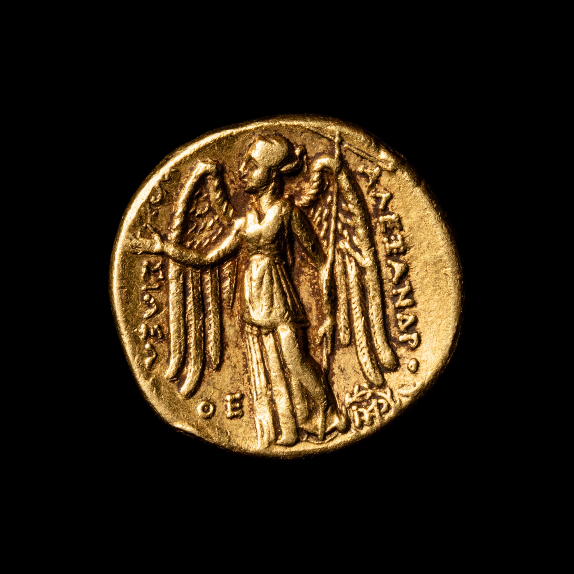 [ANCIENTS] MACEDONIAN KINGDOM. Alexander III (the Great). Babylon-struck posthumously (c. 315-310 BC). Av Stater (8.6 g, 18mm)