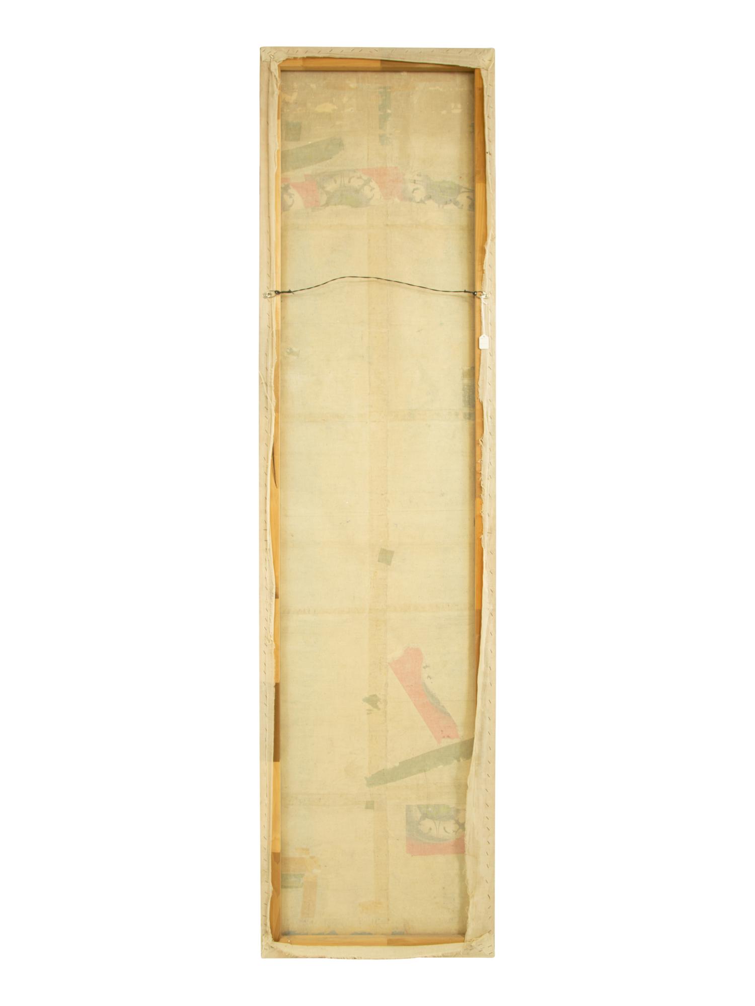 A Continental Painted Canvas Panel with Neoclassical Design
