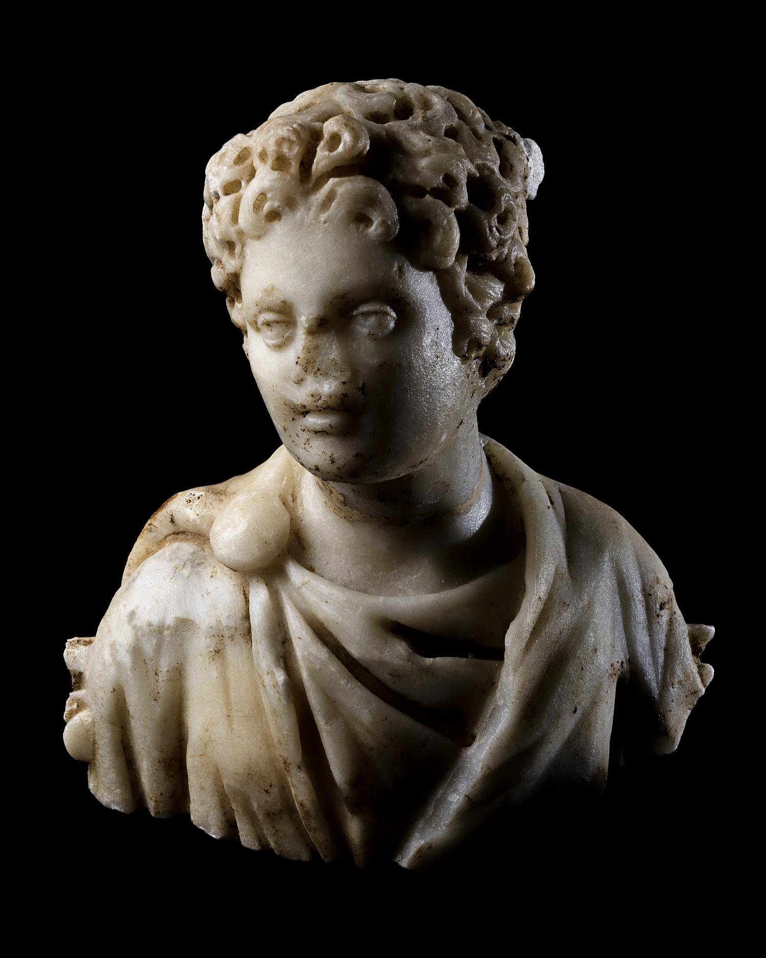 A Roman Marble Portrait Bust of a Youth