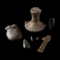 Six Native American Stone Tools