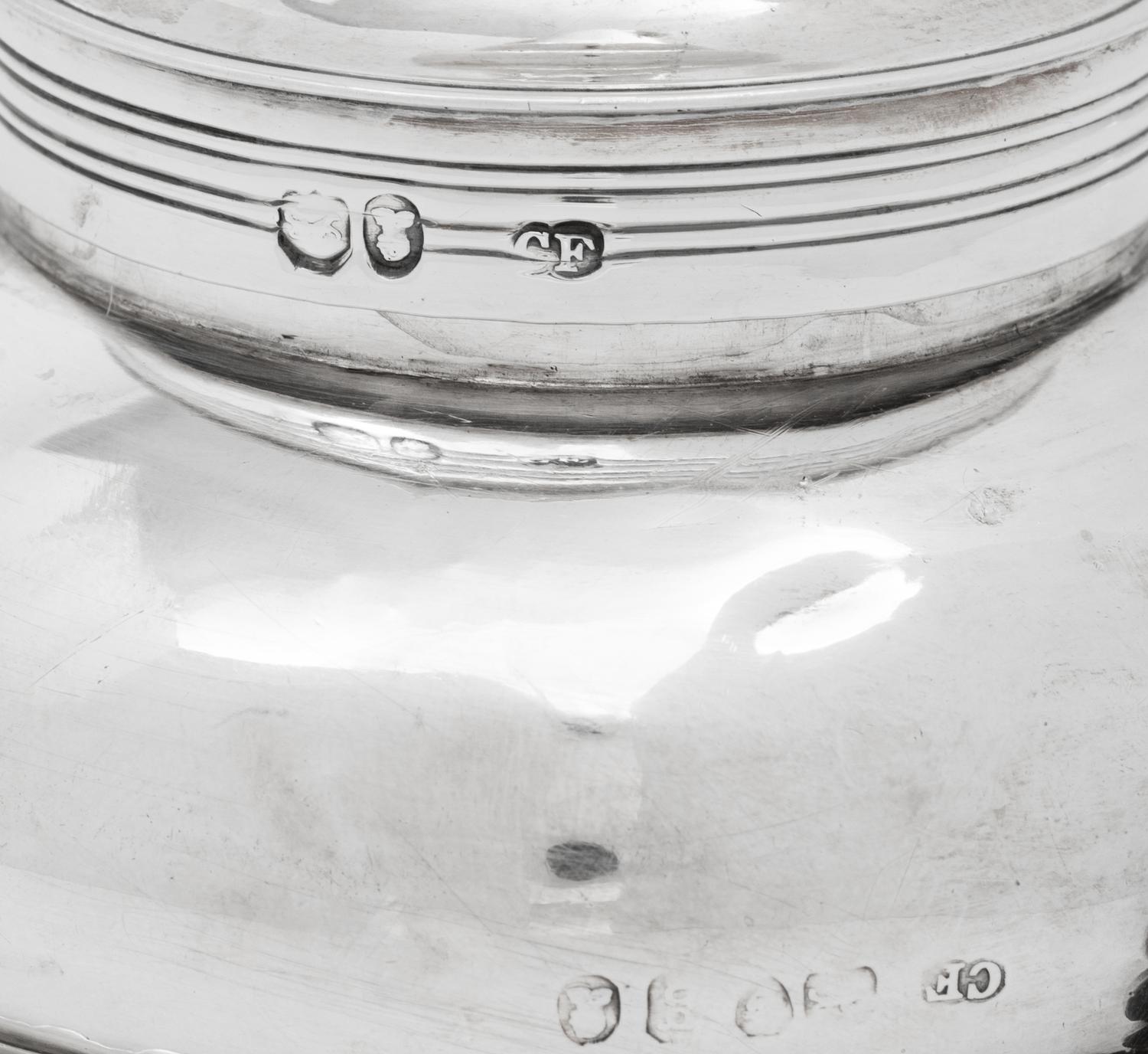 A George III Silver Wine Funnel