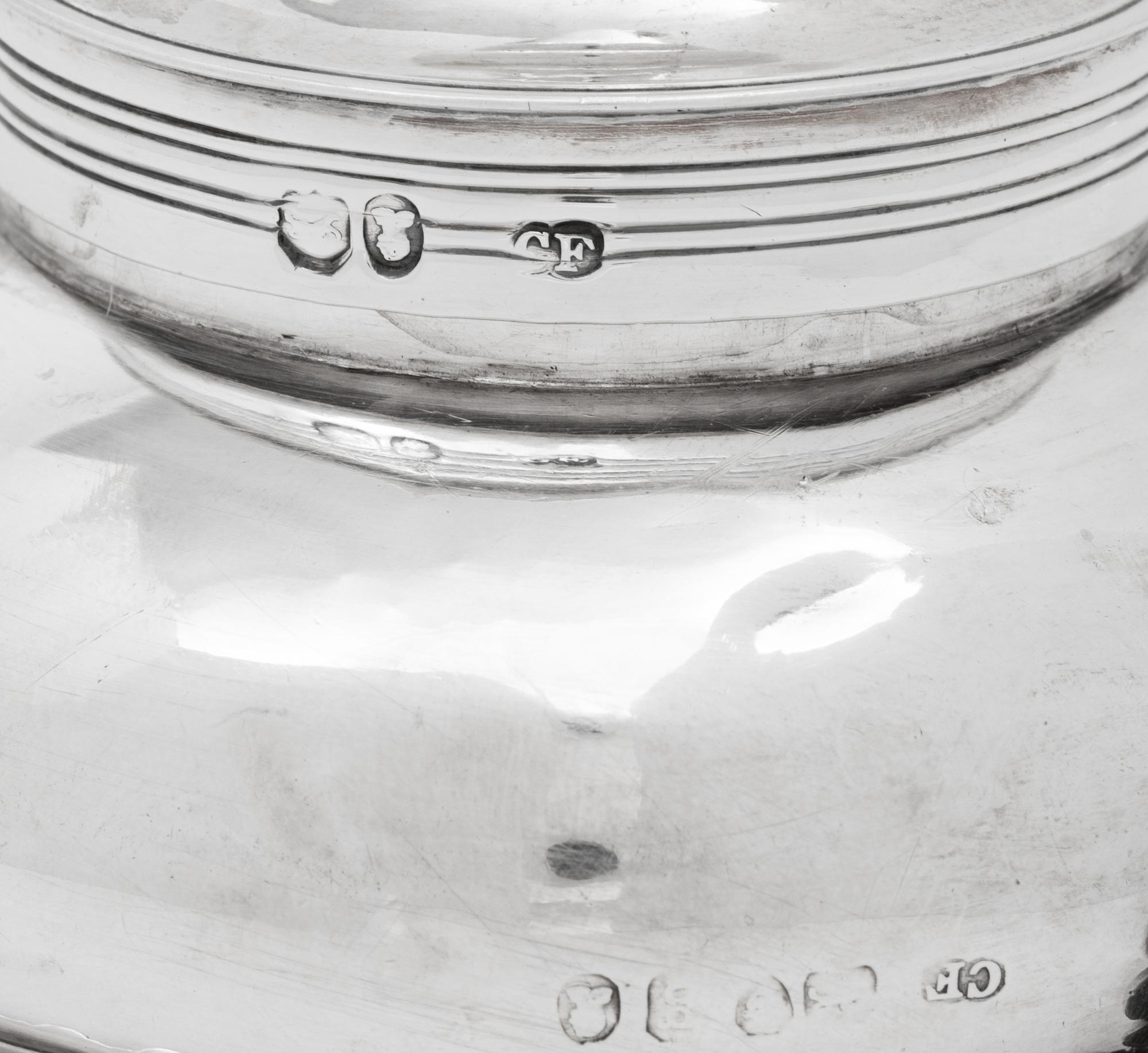 A George III Silver Wine Funnel