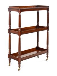 A George IV Mahogany Three-Tier Server