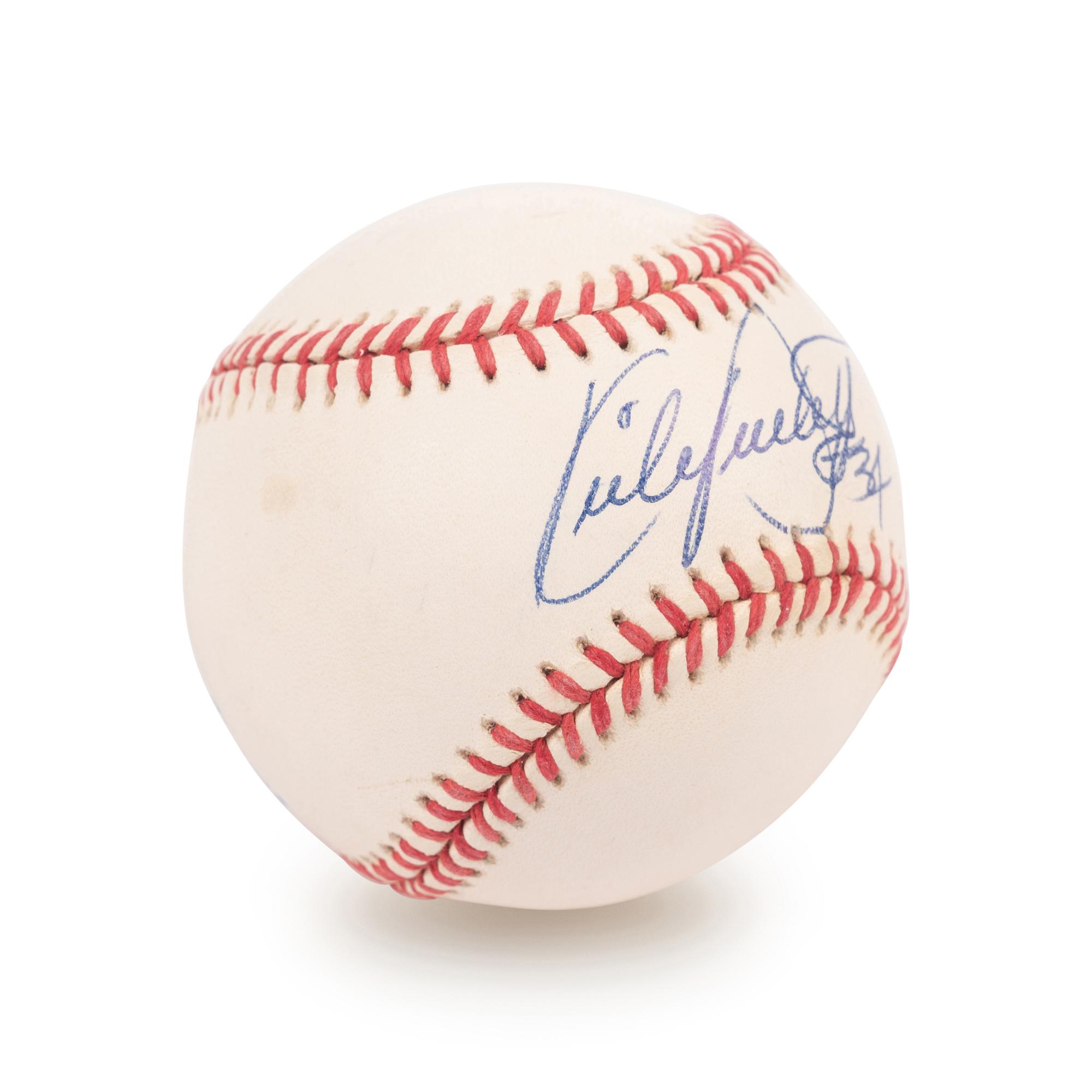 A Kirby Puckett Signed Autograph Baseball (Beckett Authentication Services Letter BAS Certified),