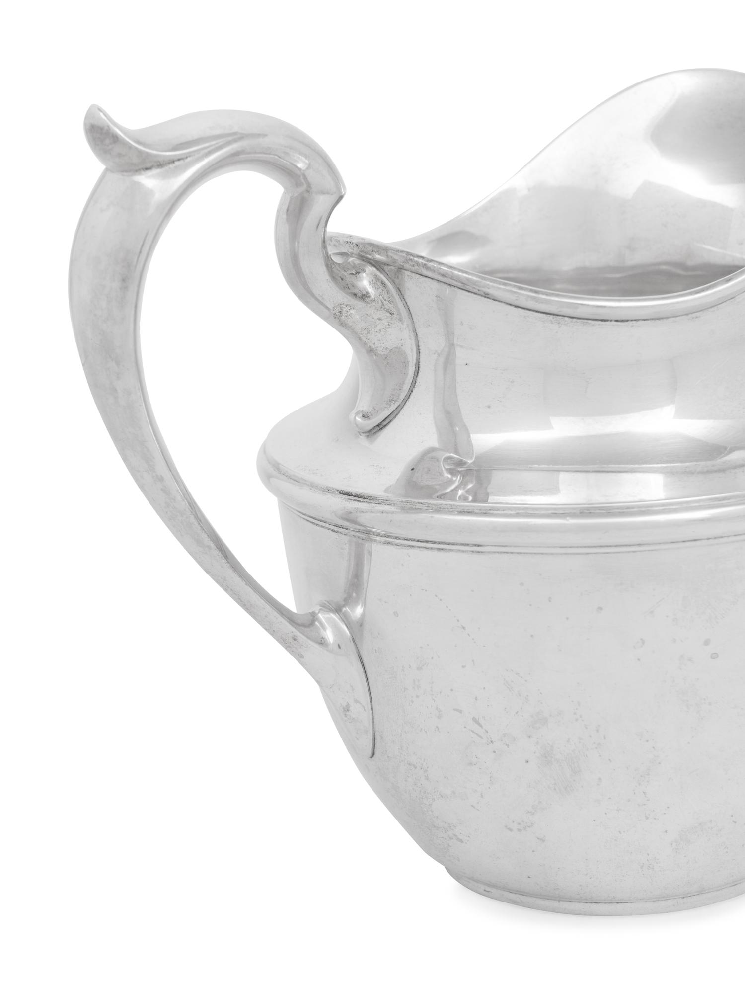 An American Silver Pitcher