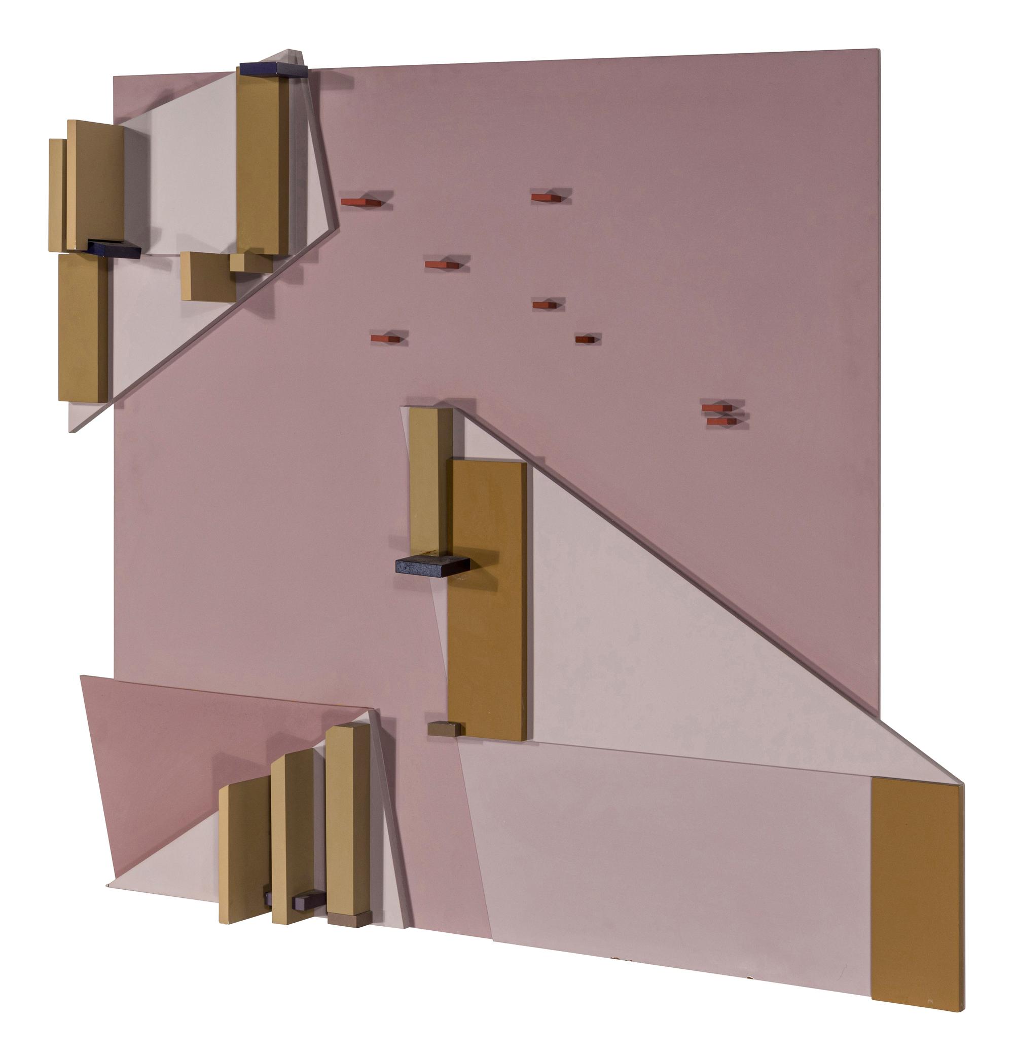 David Barr (American, 1939-2015) — Cygnus - The Swan (Structurist Relief #203) , 1981