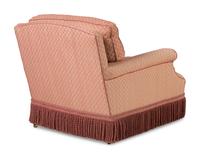 A Pair of Custom Easy Chairs with Bullion Fringe