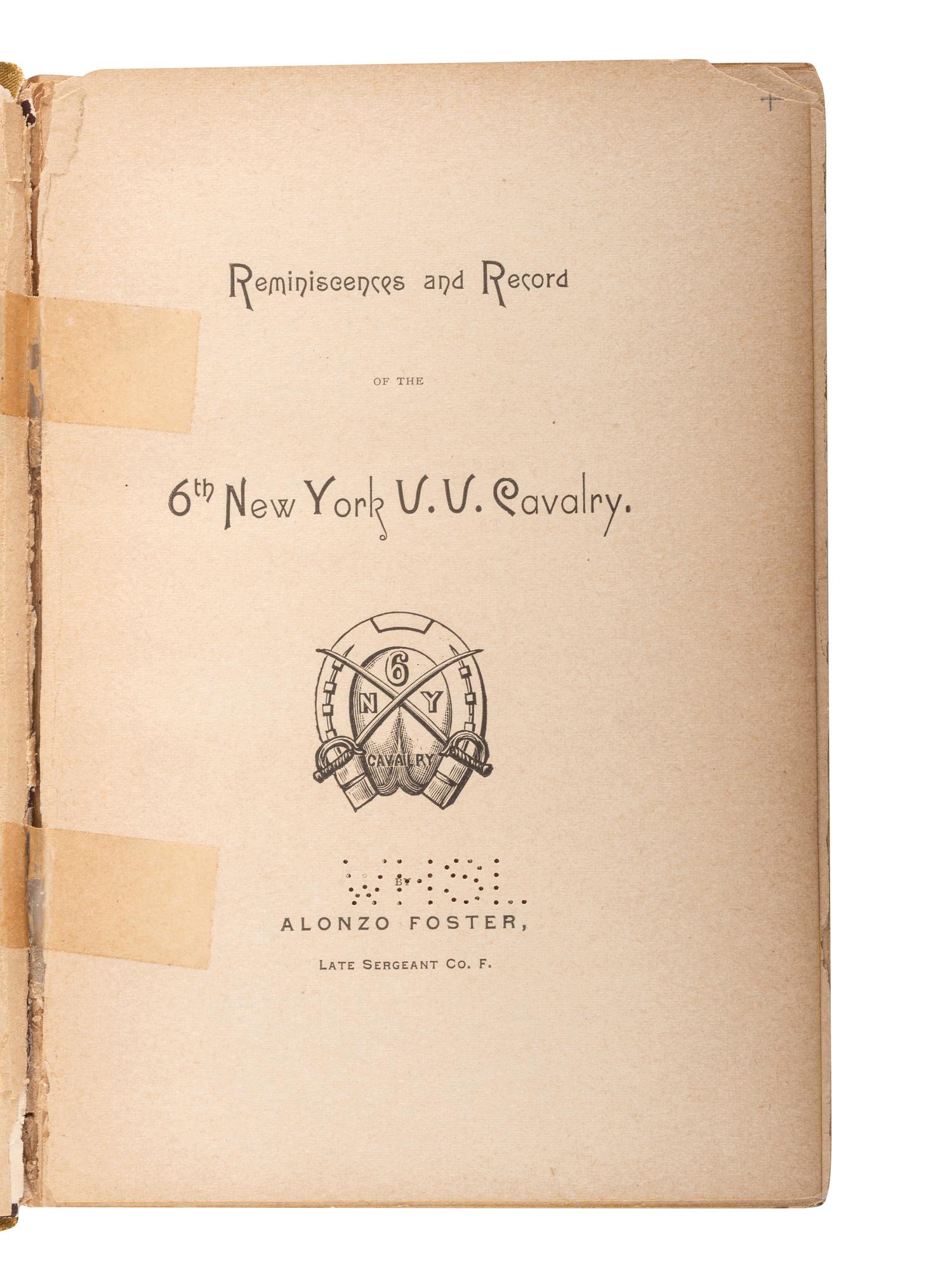 [CIVIL WAR - NEW YORK]. A group of New York regimental histories, comprising:
