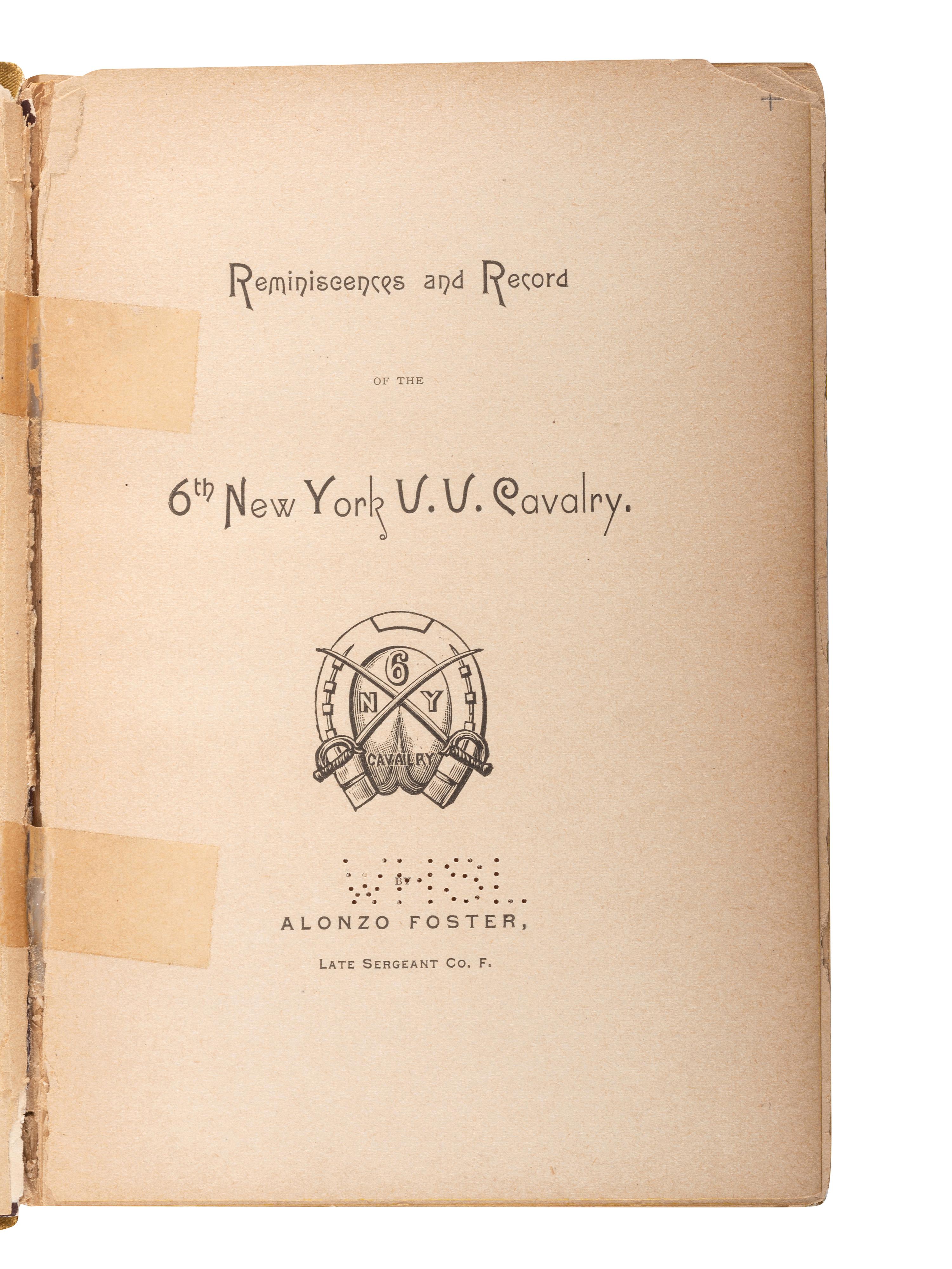 [CIVIL WAR - NEW YORK]. A group of New York regimental histories, comprising: