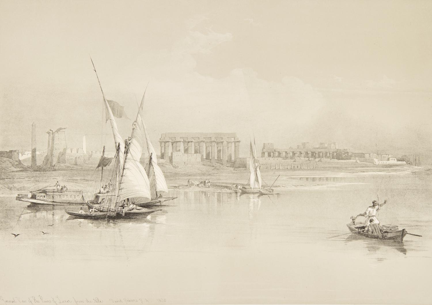 [Prints] Roberts, David. Group of Eight Prints