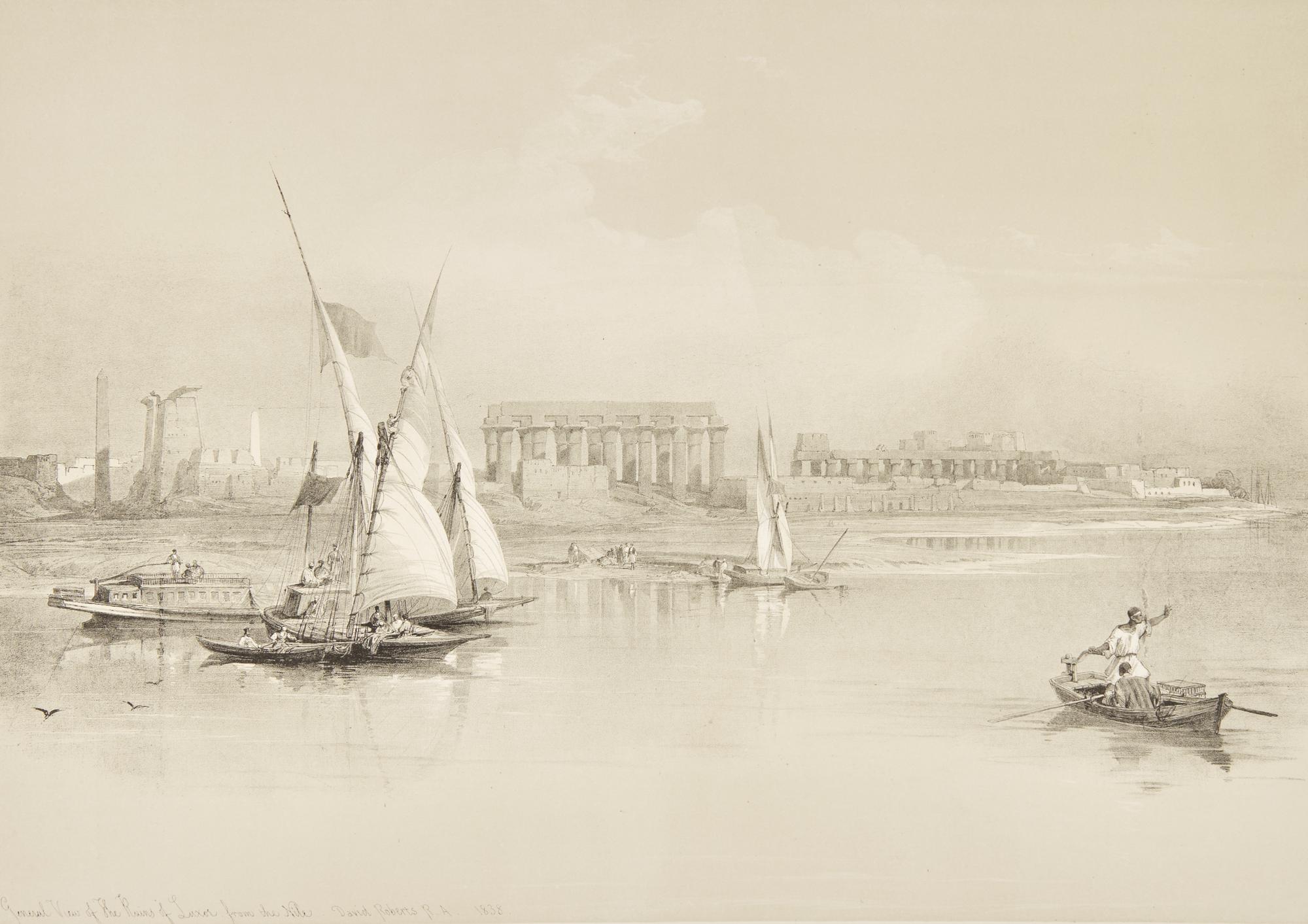 [Prints] Roberts, David. Group of Eight Prints