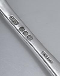 An English Silver Flatware Service Retailed by Tiffany and Co.
