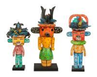 Three Katsina Figures