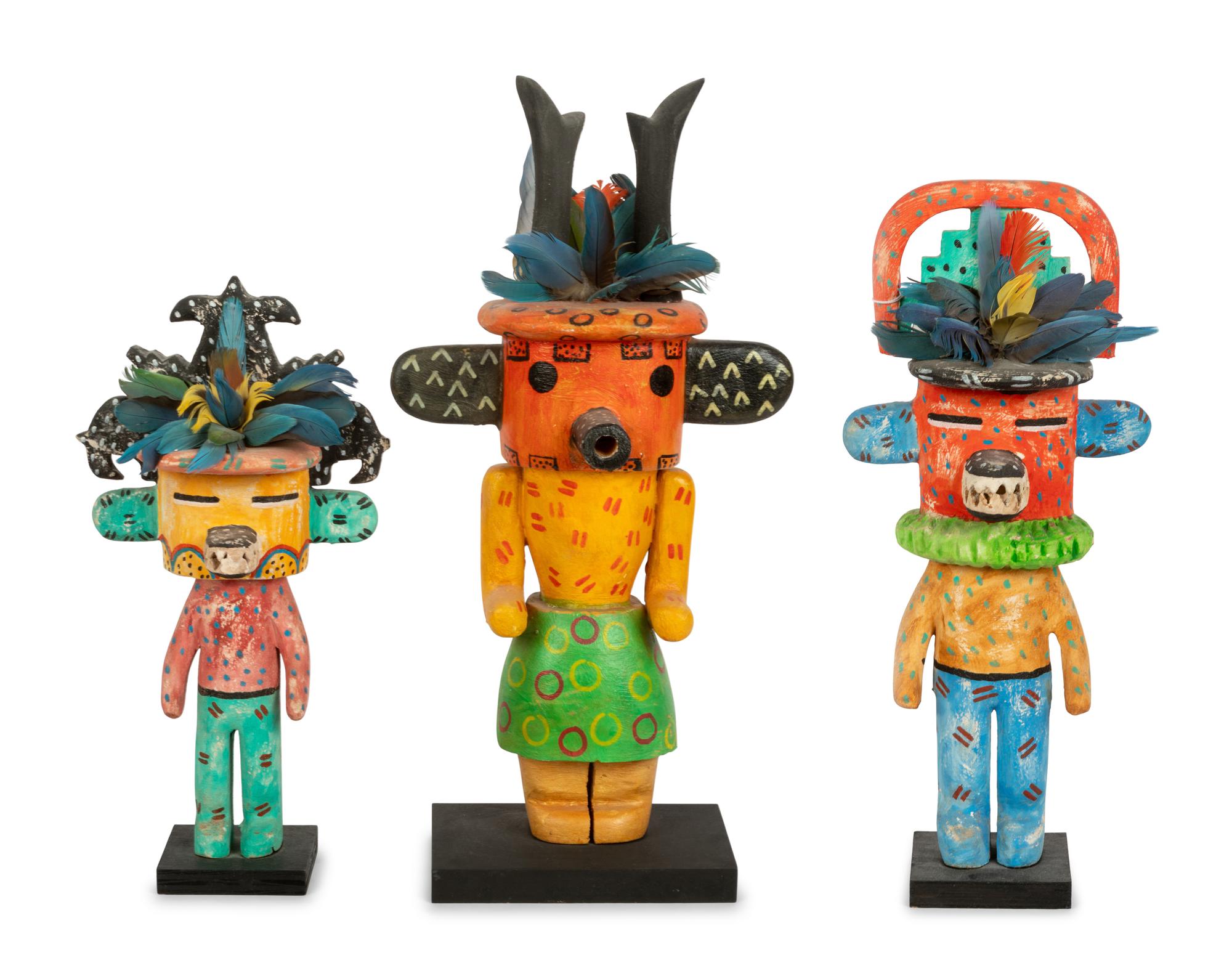 Three Katsina Figures
