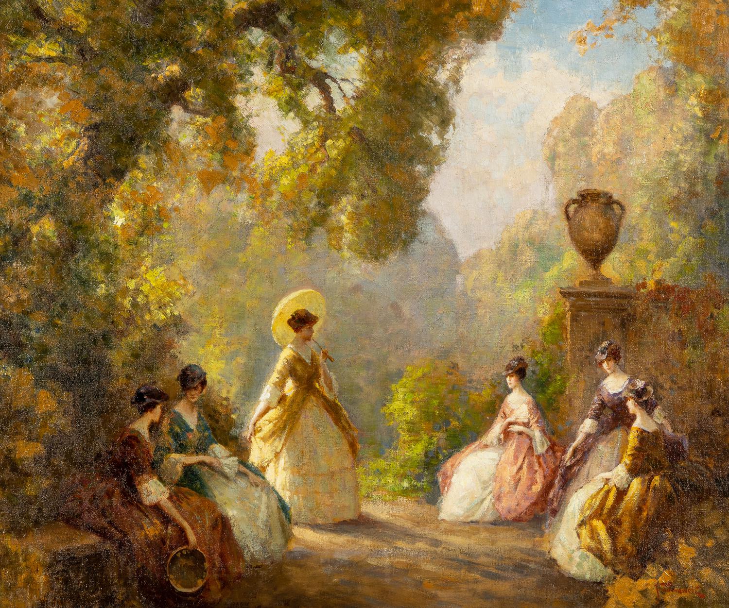 Ladies in the Garden, 1920