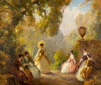 Ladies in the Garden, 1920