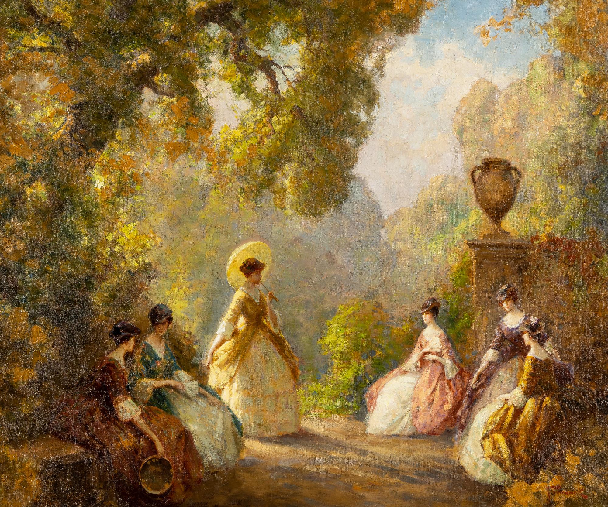 Ladies in the Garden, 1920