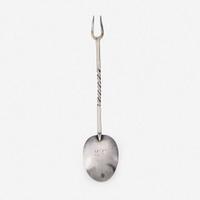 A rare silver sucket fork John Coney (1655-1722), Boston, MA, circa 1700