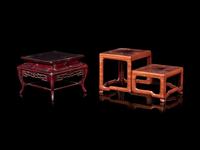 Two Chinese Hardwood Stands