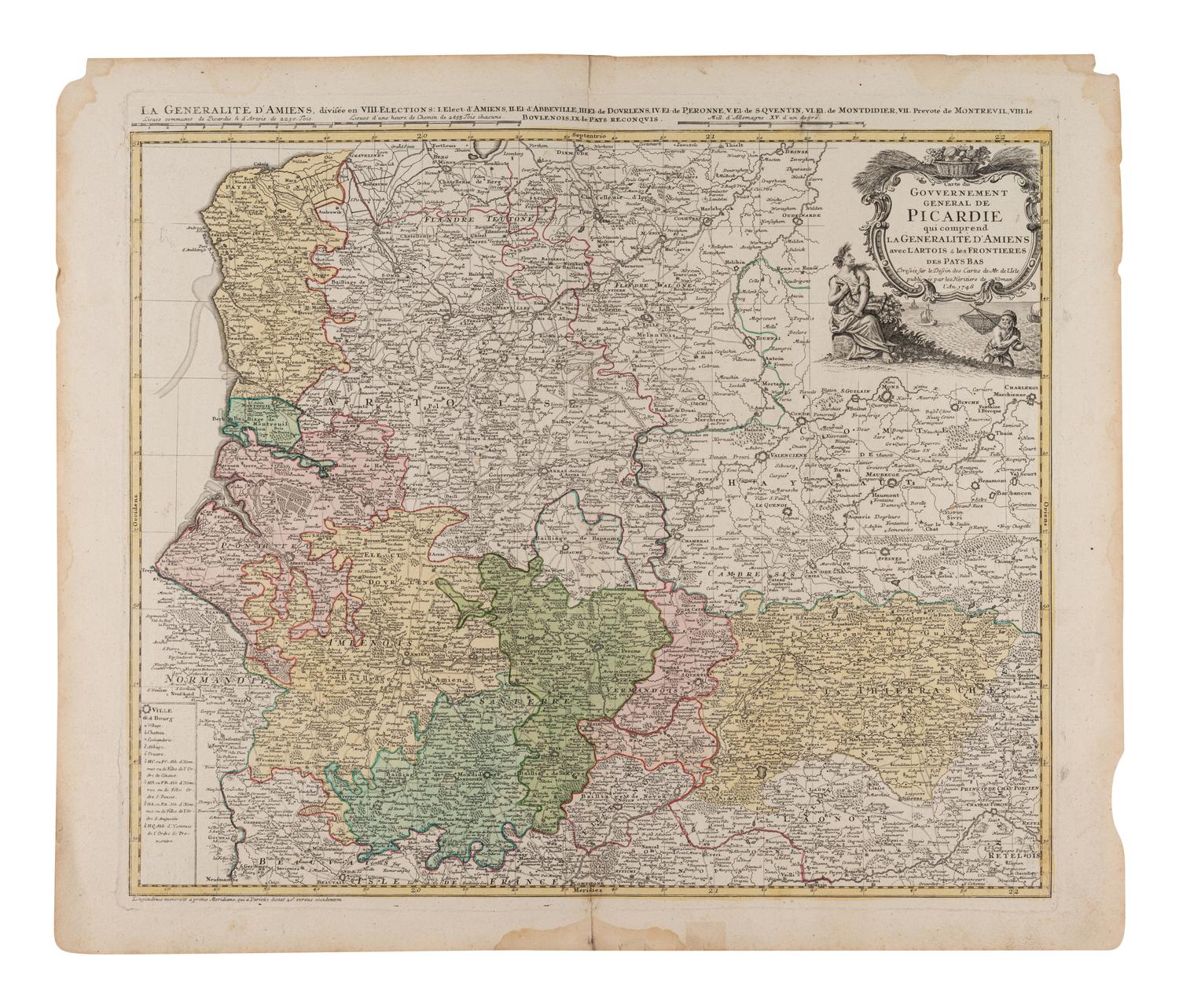 [MAPS]. A group of maps, comprising: