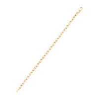 Yellow Gold Oval Link Bracelet