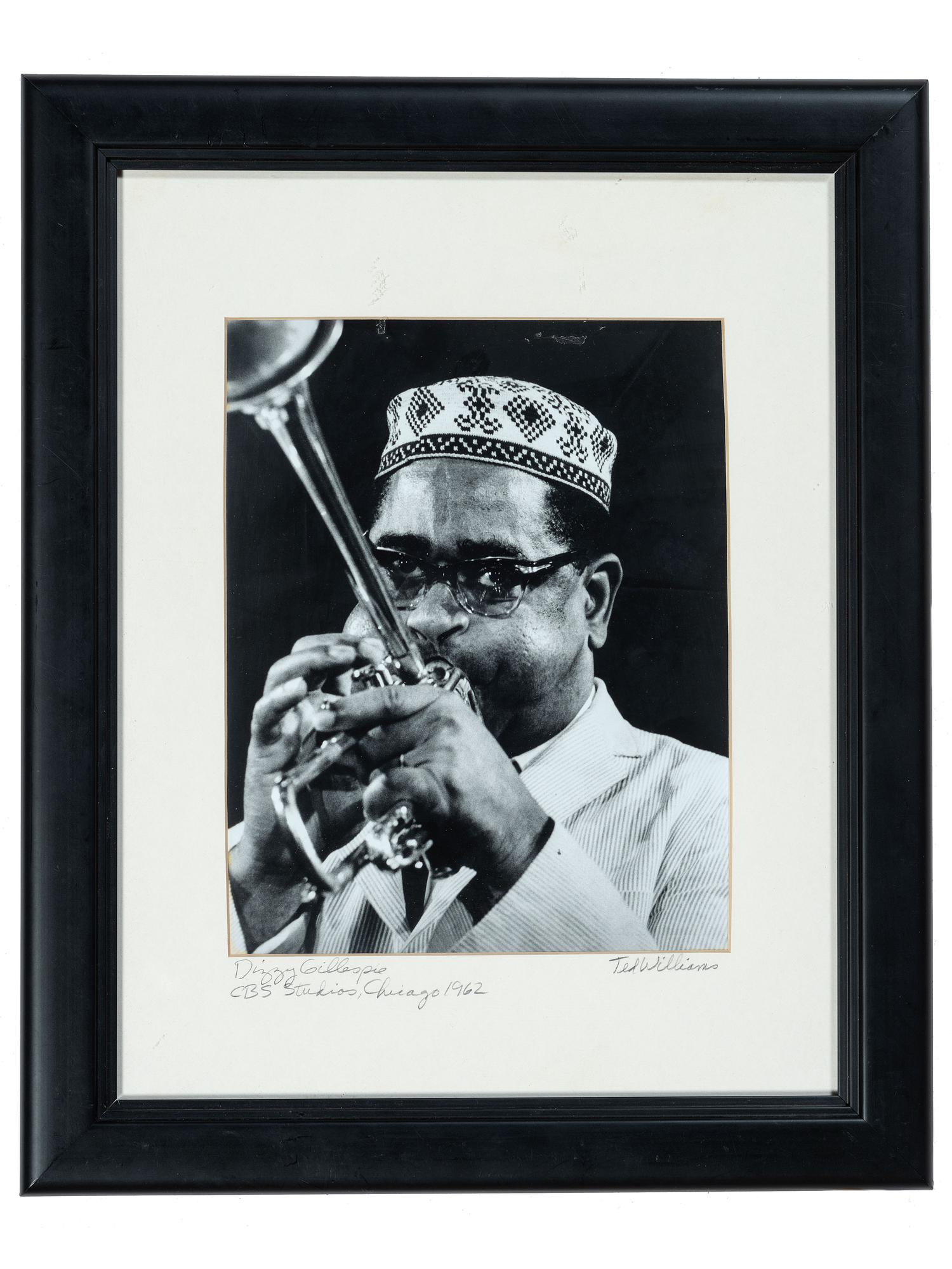 [JAZZ]. WILLIAMS, Ted (1925-2020), photographer. A group of 5 photographs, incl. portraits of jazz musicians. Chicago, 1949-1962.