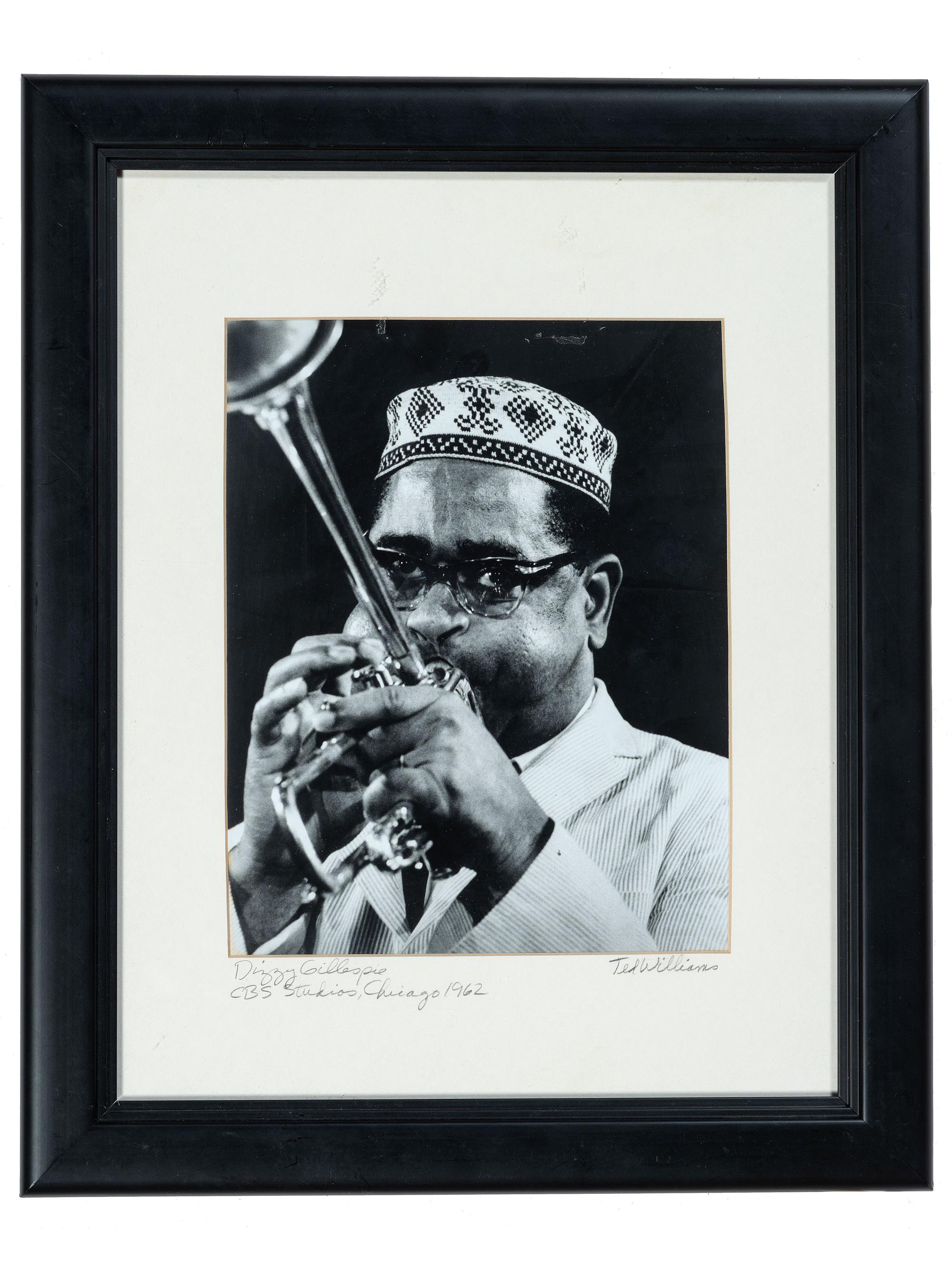 [JAZZ]. WILLIAMS, Ted (1925-2020), photographer. A group of 5 photographs, incl. portraits of jazz musicians. Chicago, 1949-1962.
