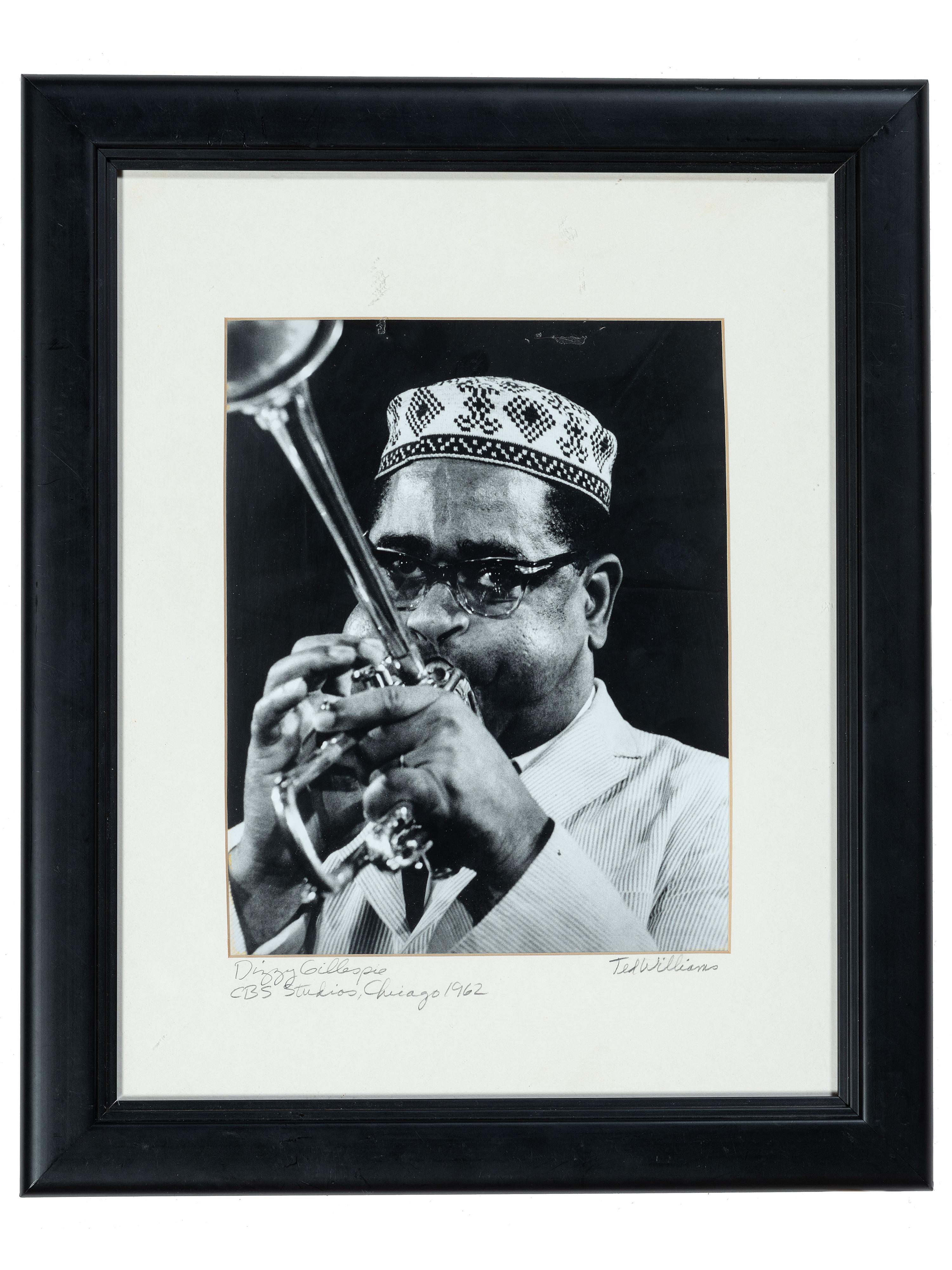 [JAZZ]. WILLIAMS, Ted (1925-2020), photographer. A group of 5 photographs, incl. portraits of jazz musicians. Chicago, 1949-1962.