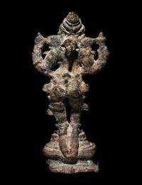 An Indian Bronze Figure of Ganesha