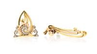 A Collection of Retro Gold Jewelry, 12.50 dwts.