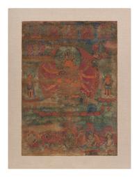 Four Tibetan Thangka Paintings, 18th-19th Century 十八-十九世紀 唐卡四幅