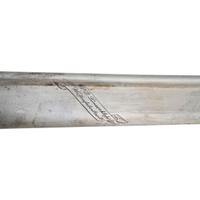 PDL British 1821 Pattern Sword Inscribed to Capt. Frank Chamberlain - 125th New York Volunteers - WIA at Gettysburg