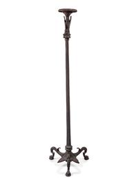 An Etruscan Revival Cast Metal Torchere