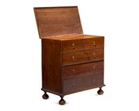 A William & Mary Maple Mule Chest, New England, Circa 1720