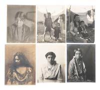 [NATIVE AMERICANS]. [THROSSEL, Richard (1882-1933), photographer]. A collection of 75 silver gelatin photographs documenting Crow Indians. Provenance : Estate of Joseph Henry Sharp.