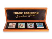 A Frank Robinson Signature Series Set of Signed Autograph Baseball Cards,