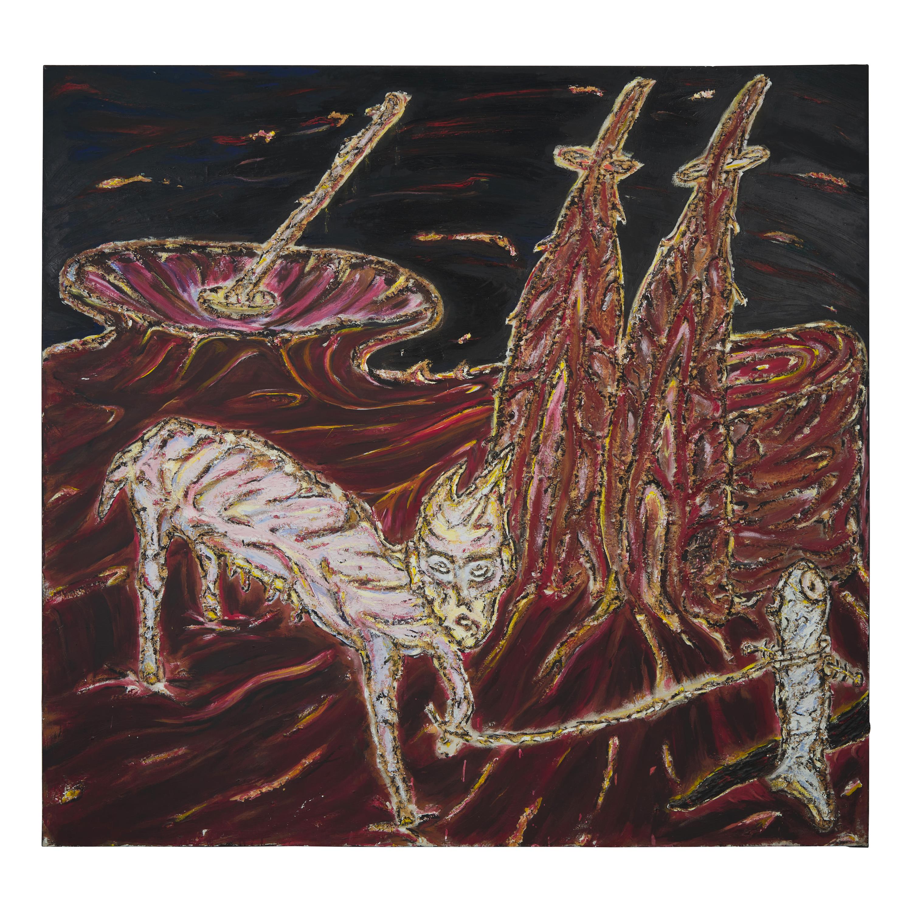 Peter Bömmels (German, b. 1951) — Die Zahmung , 1983