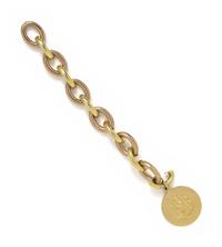 BICOLOR GOLD CHARM BRACELET