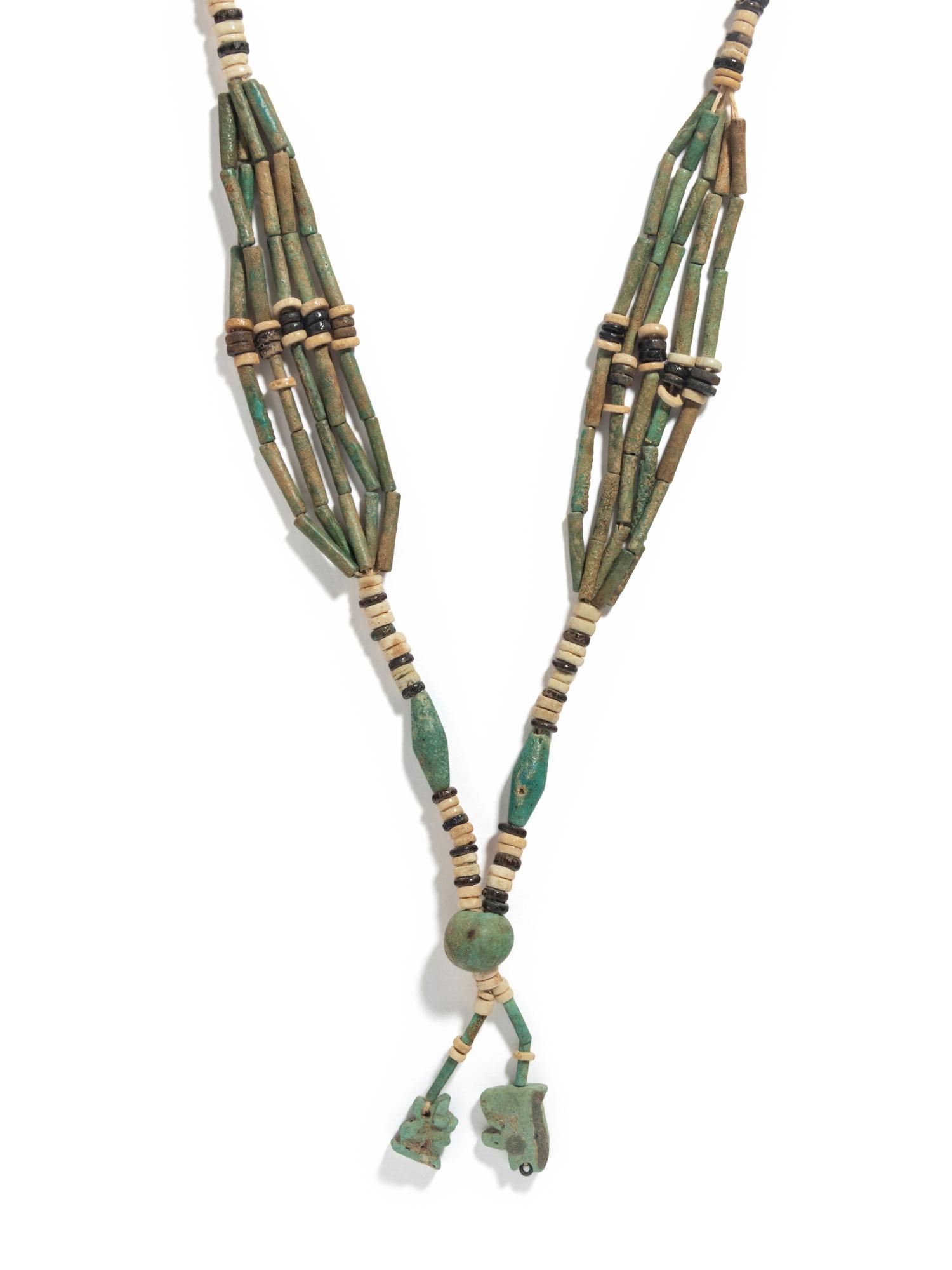An Egyptian Faience Bead Necklace