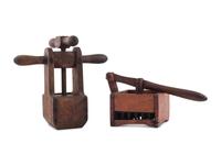 Two Wooden Presses