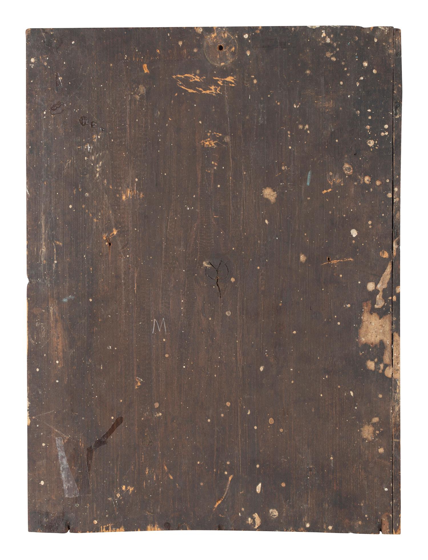 Two Painted Religious Icons on Wood