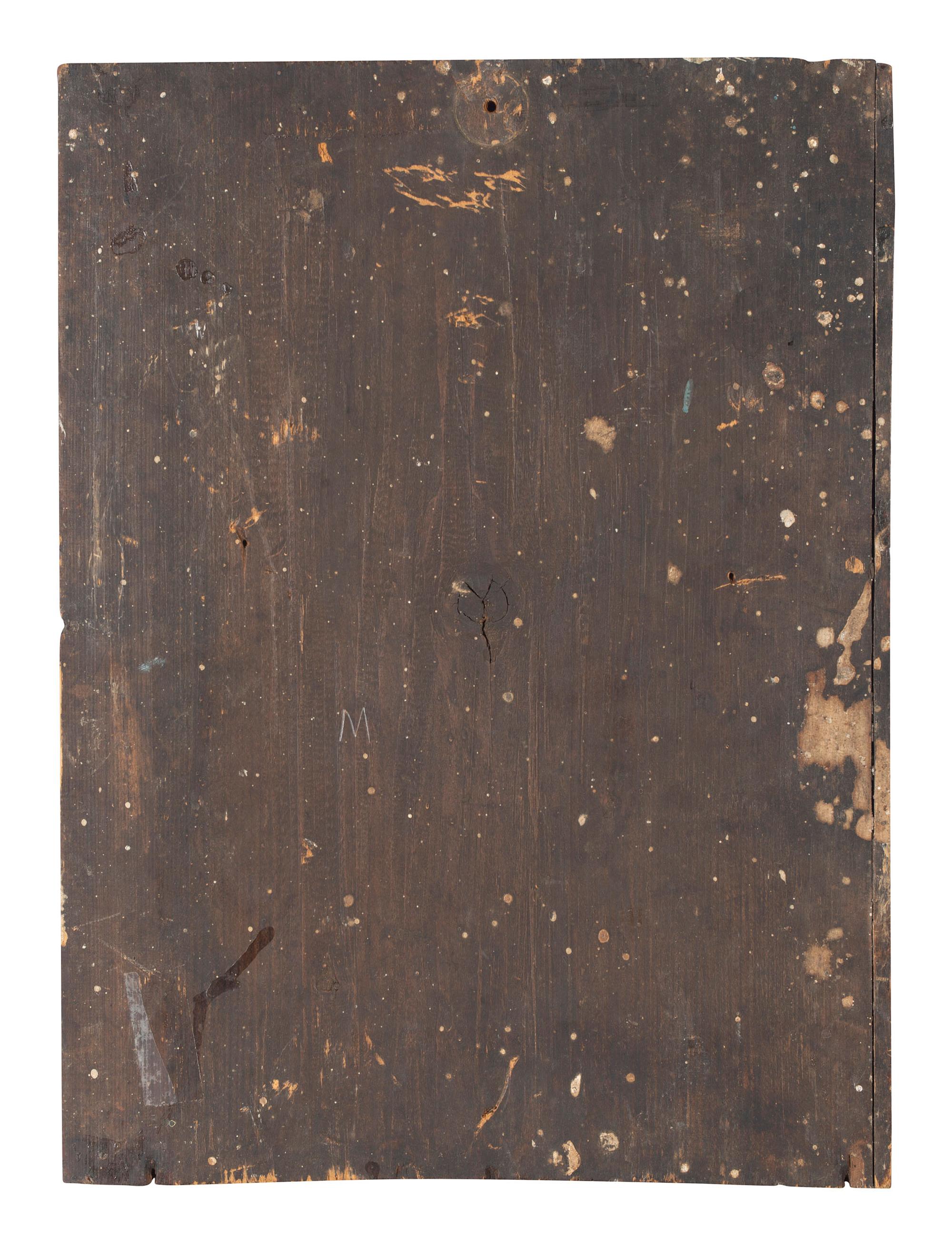Two Painted Religious Icons on Wood