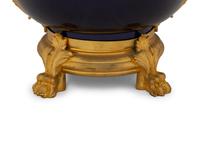 A French Gilt Bronze Mounted Porcelain Bowl and Cover